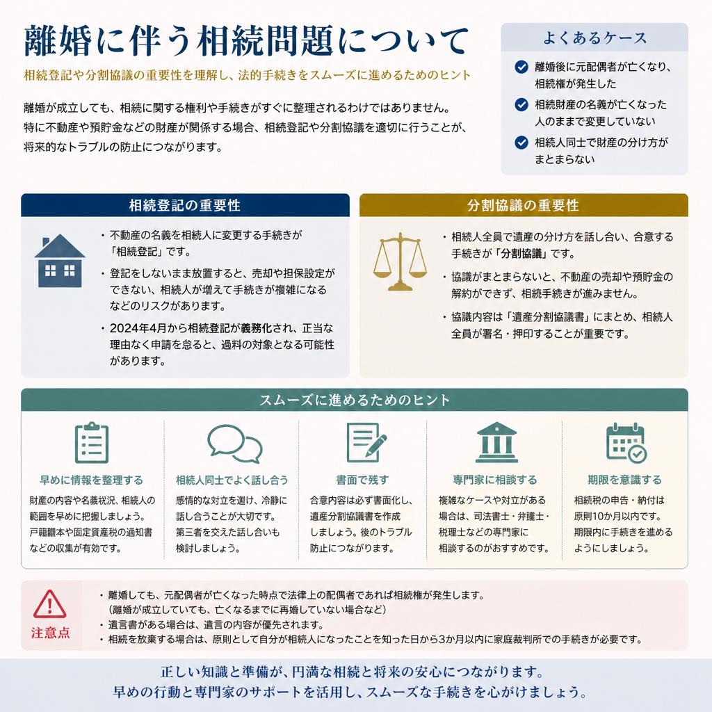 相続が絡む場合の注意事項とは？