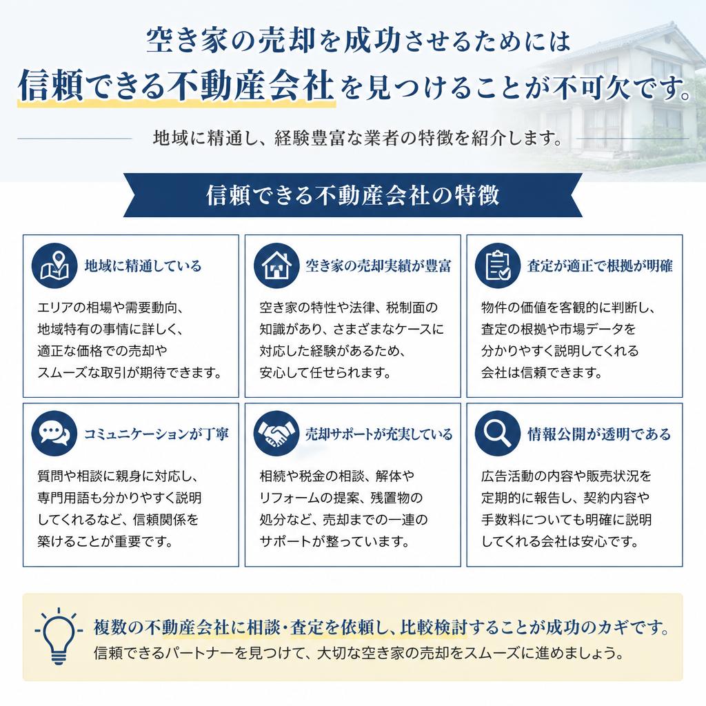 不動産会社の選び方