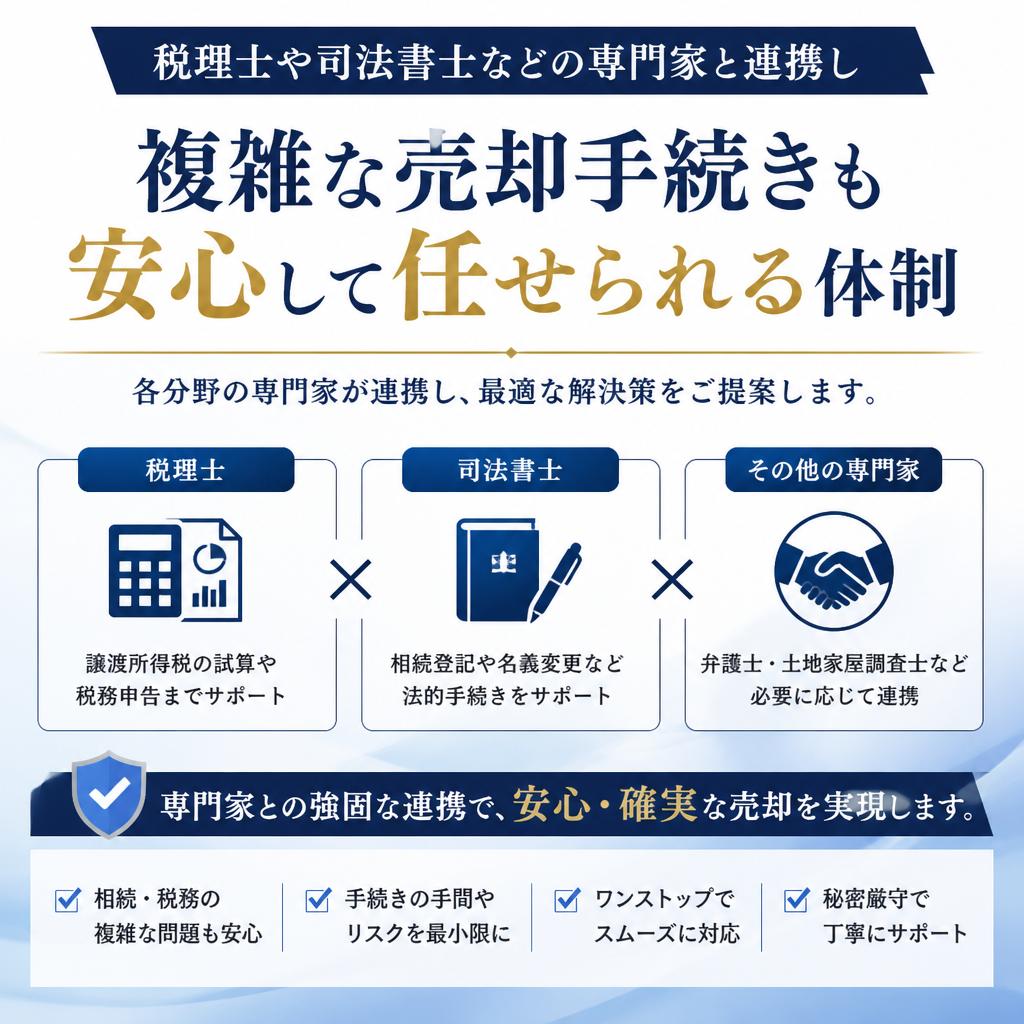 専門家がサポート！安心のパートナーシップ