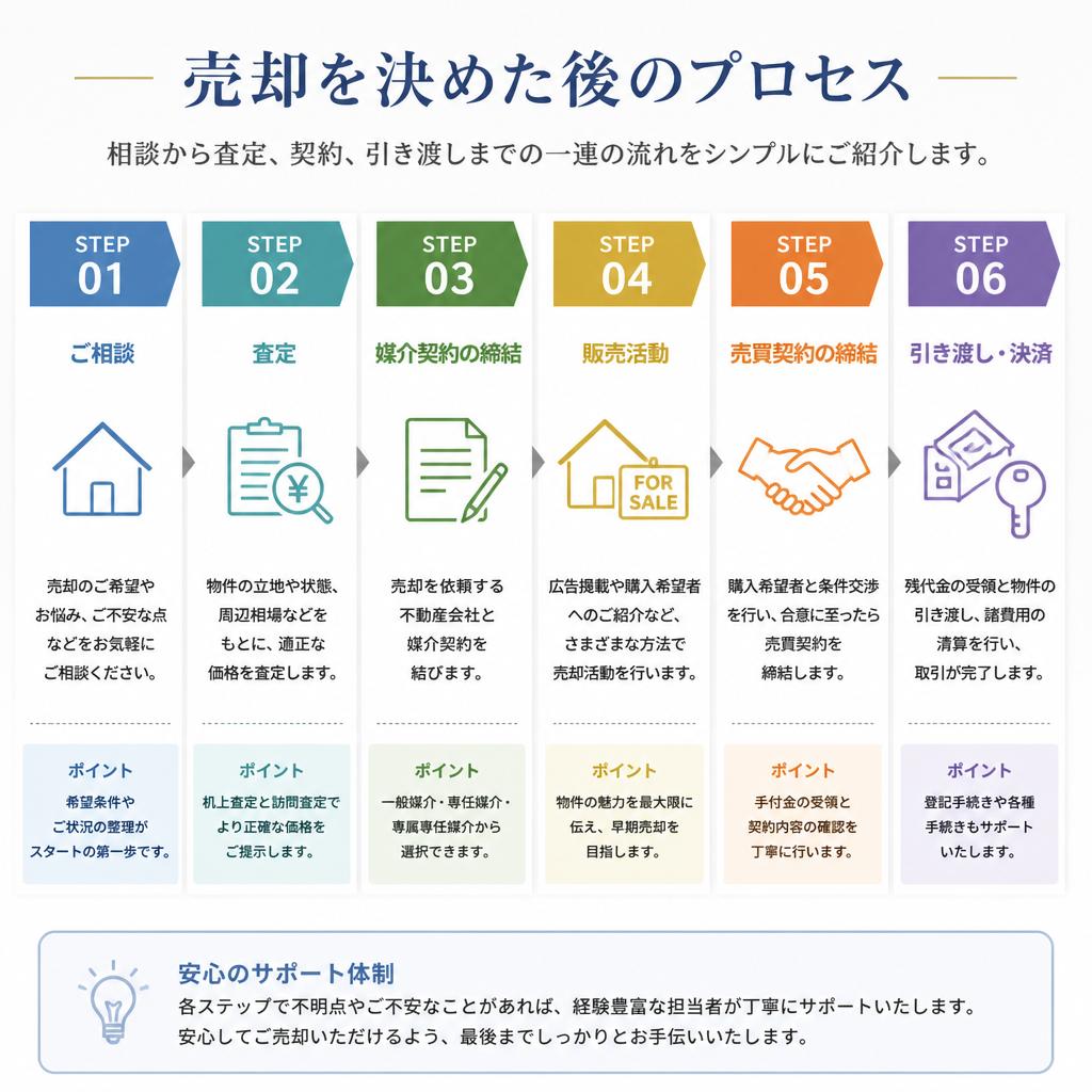 空き家売却の流れ