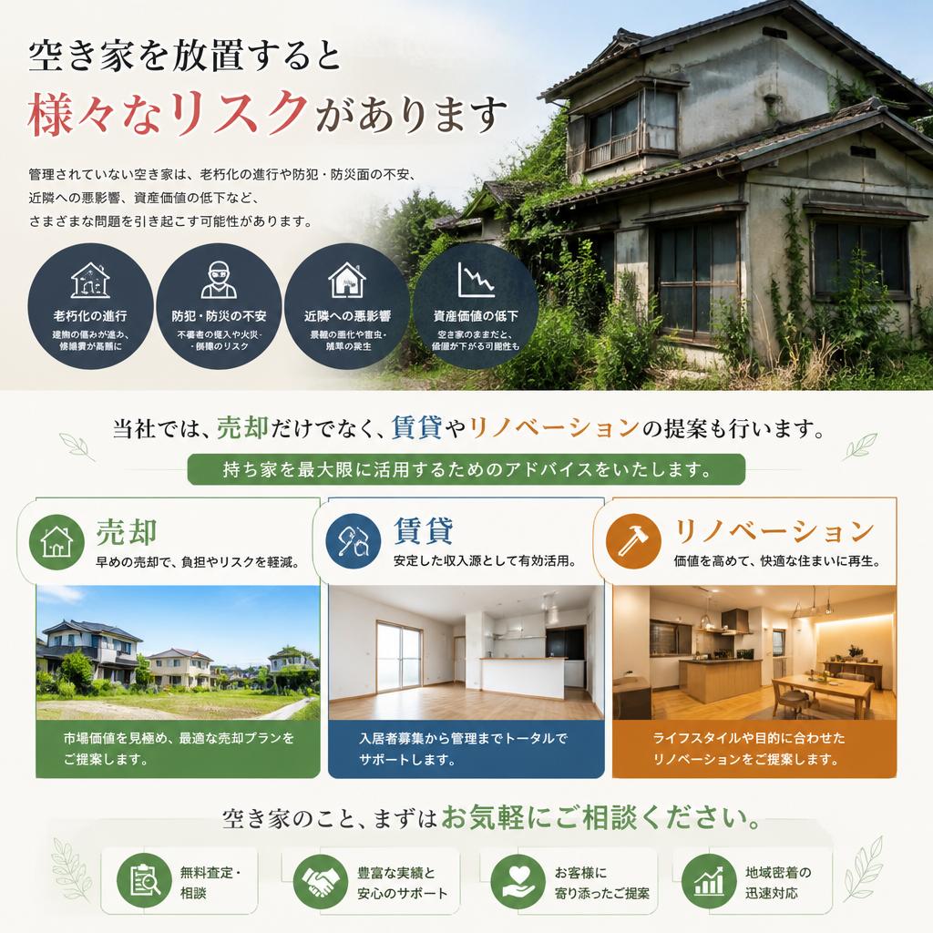 空き家の有効活用方法