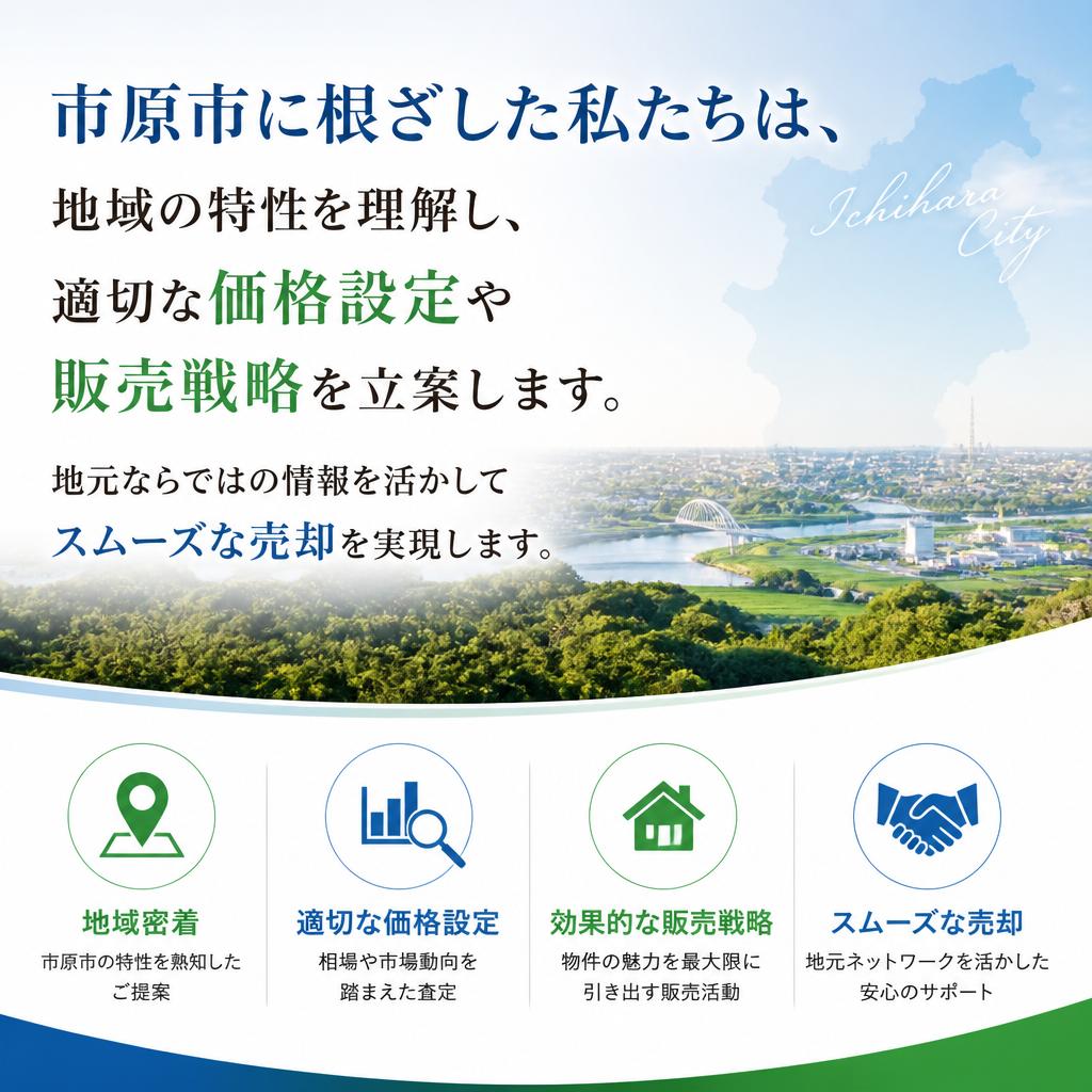 市原市に特化した地域密着のサポート