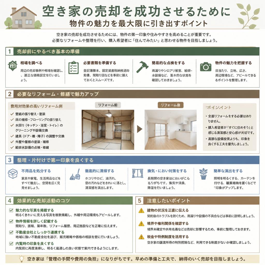 空き家の価値を最大限に引き出す方法