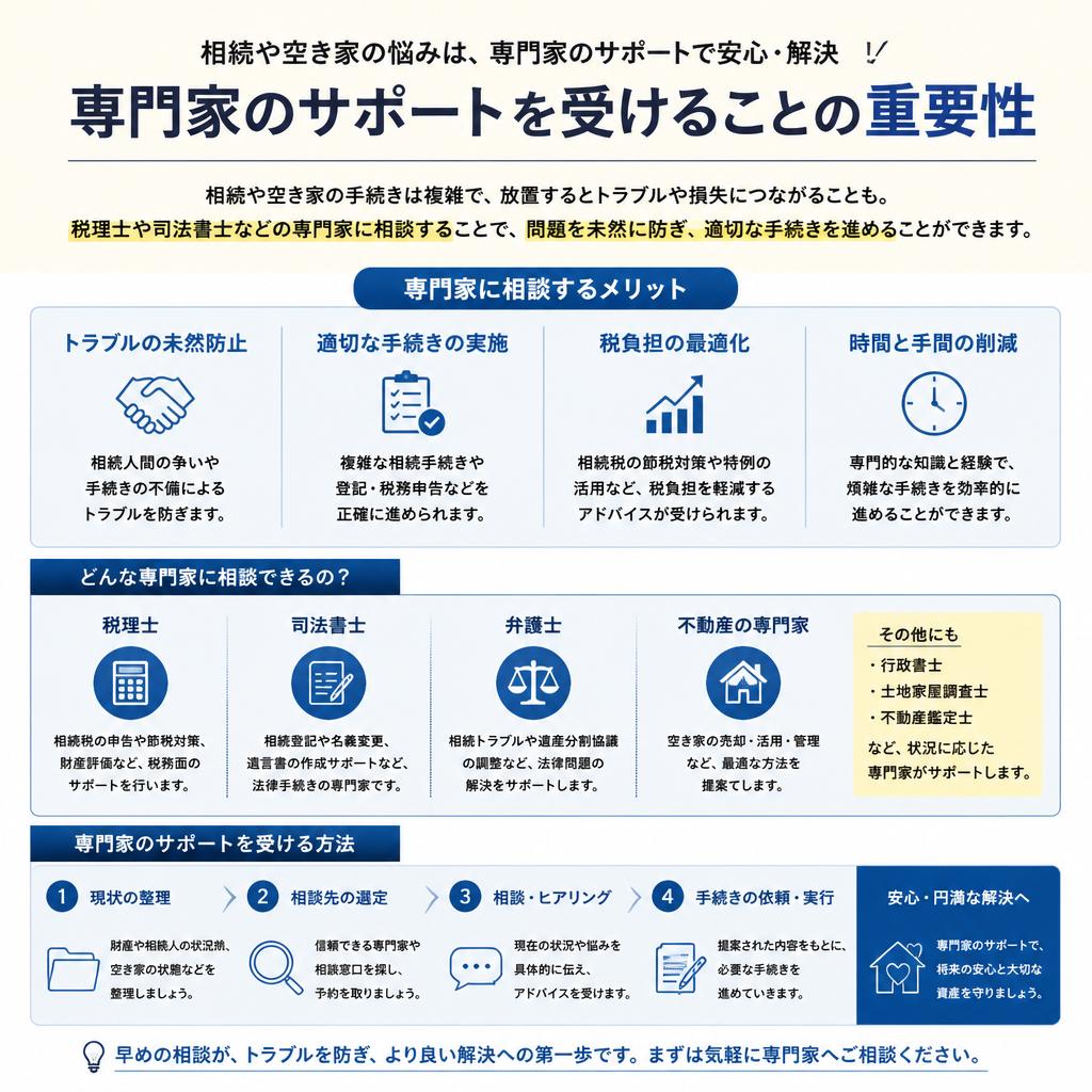 ステップ2:専門家のサポートを受ける