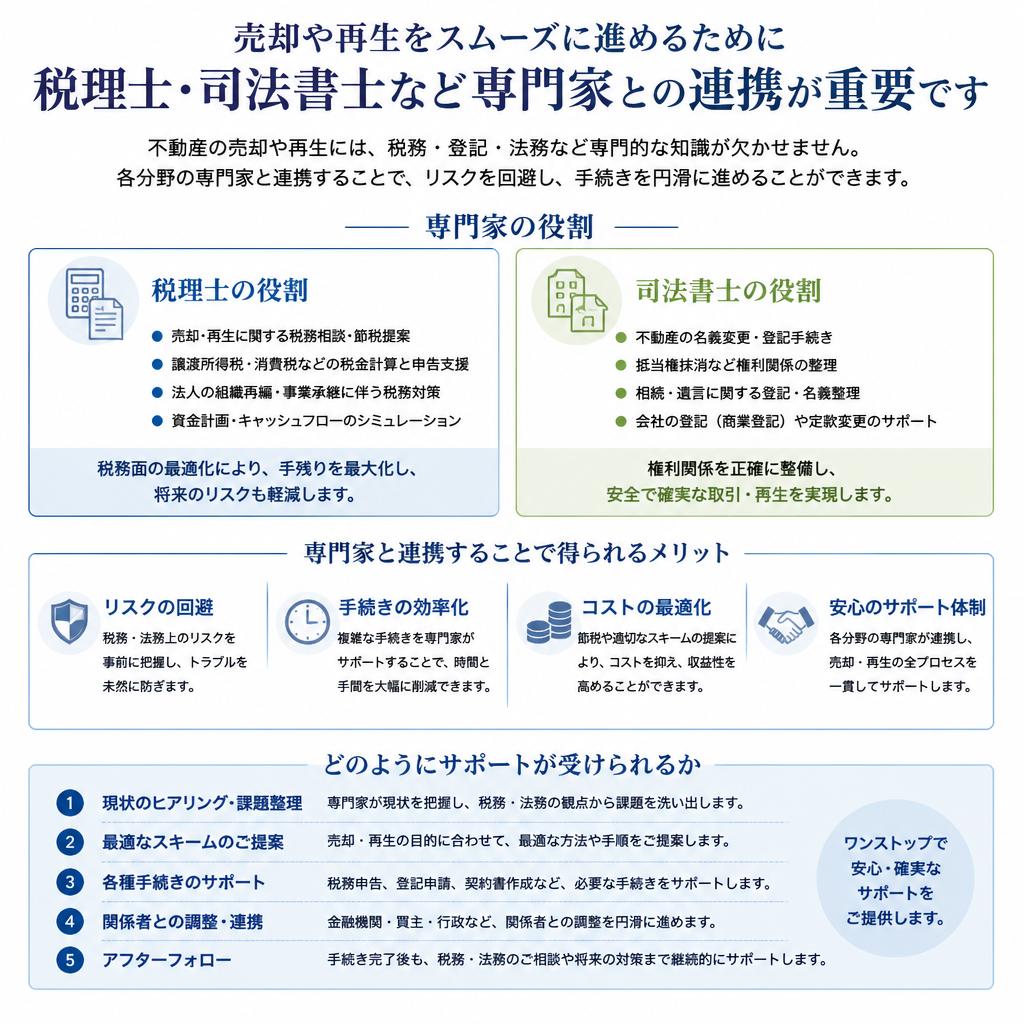 4. 専門家のサポートが鍵