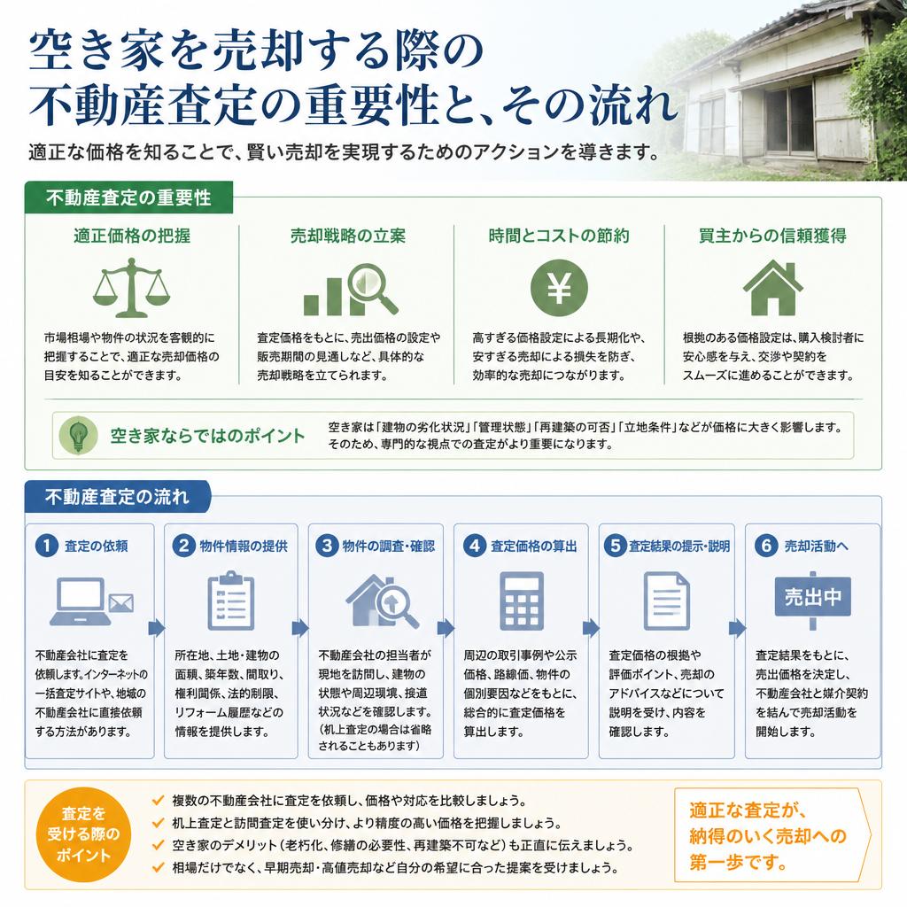 不動産査定と売却の流れ