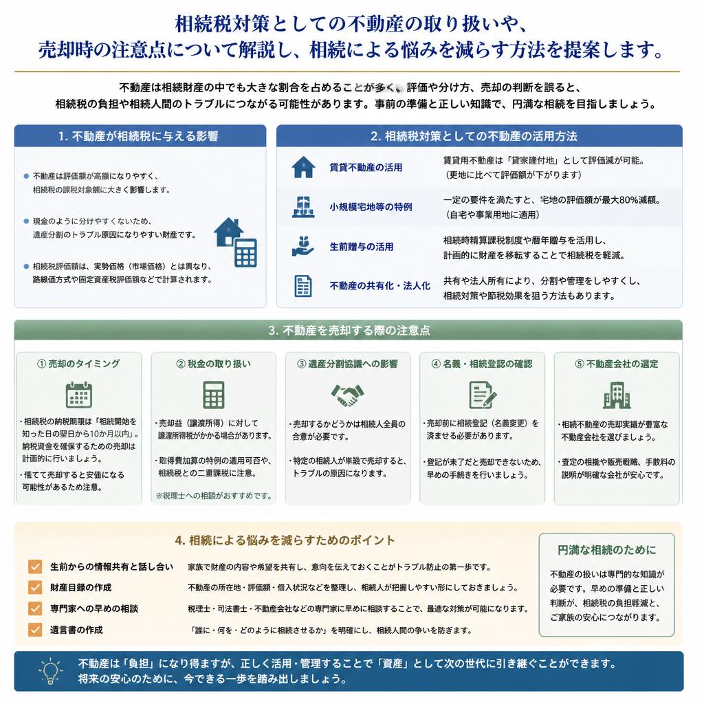 相続税対策と不動産の取り扱い