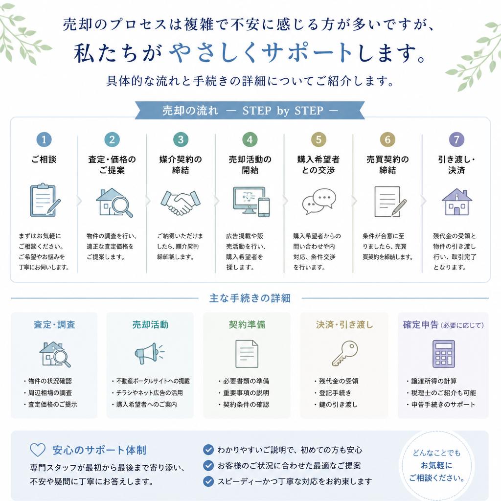 不動産売却の流れ