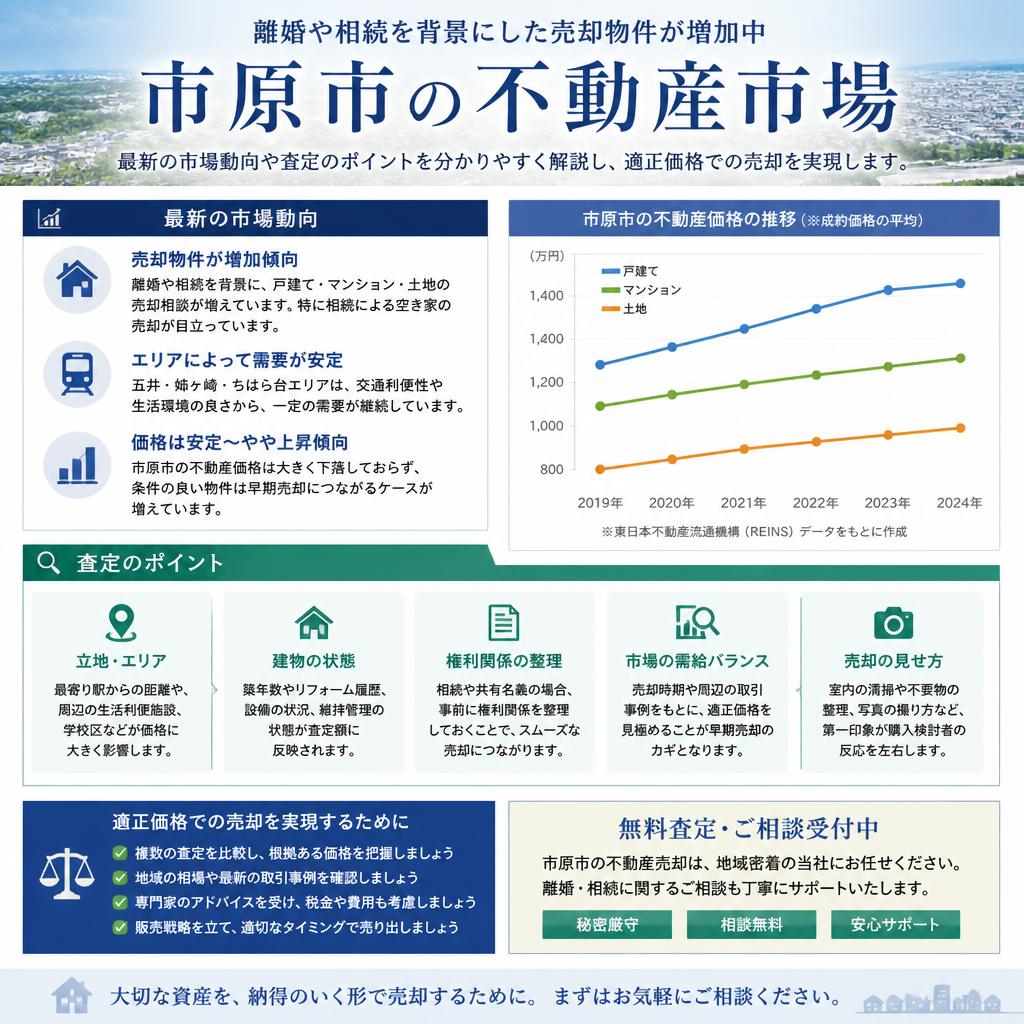 2. 市原市の不動産市場動向