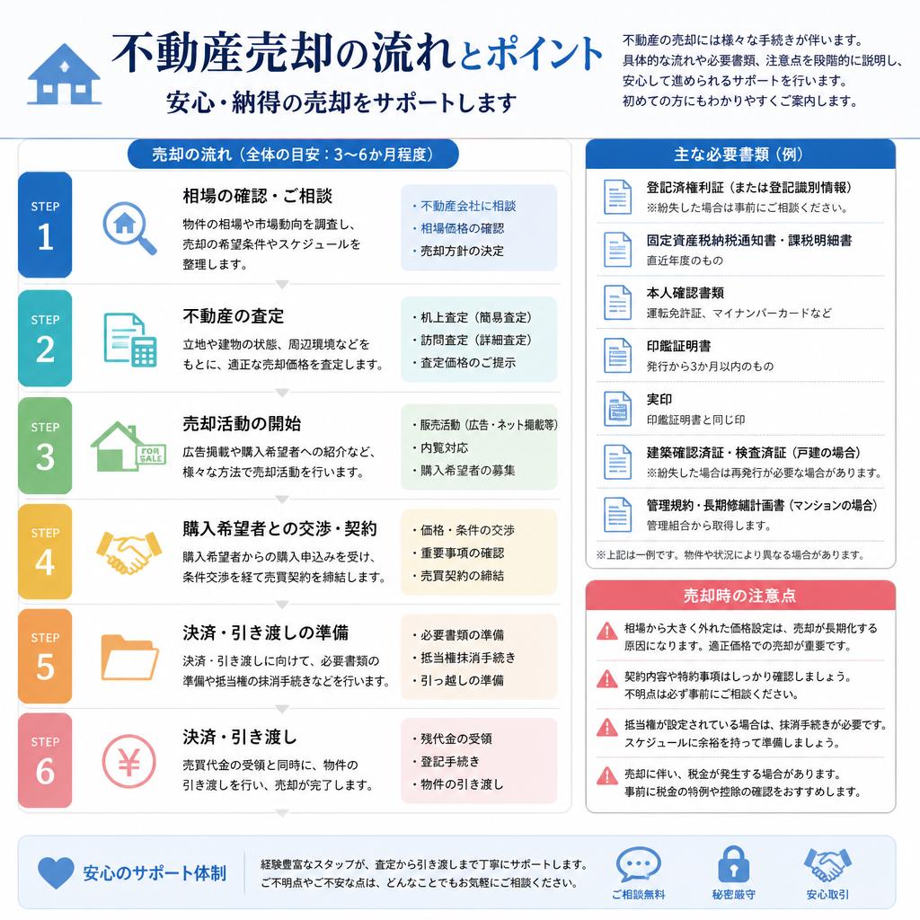 3. 離婚時の不動産売却の流れ