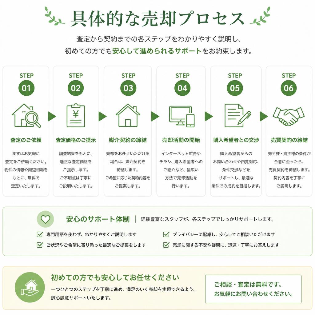 不動産売却の流れ