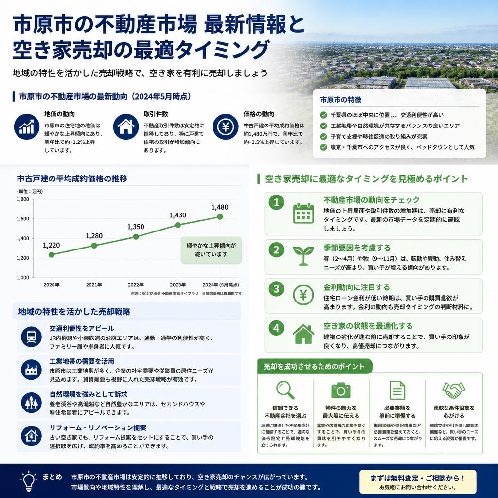 市原市の市場動向と売却タイミング