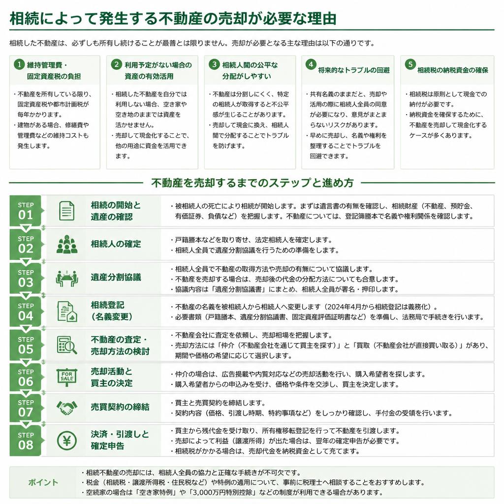 相続に伴う物件売却の重要性