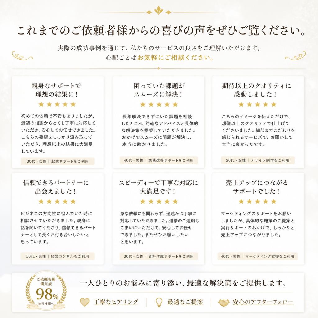 お客様の声