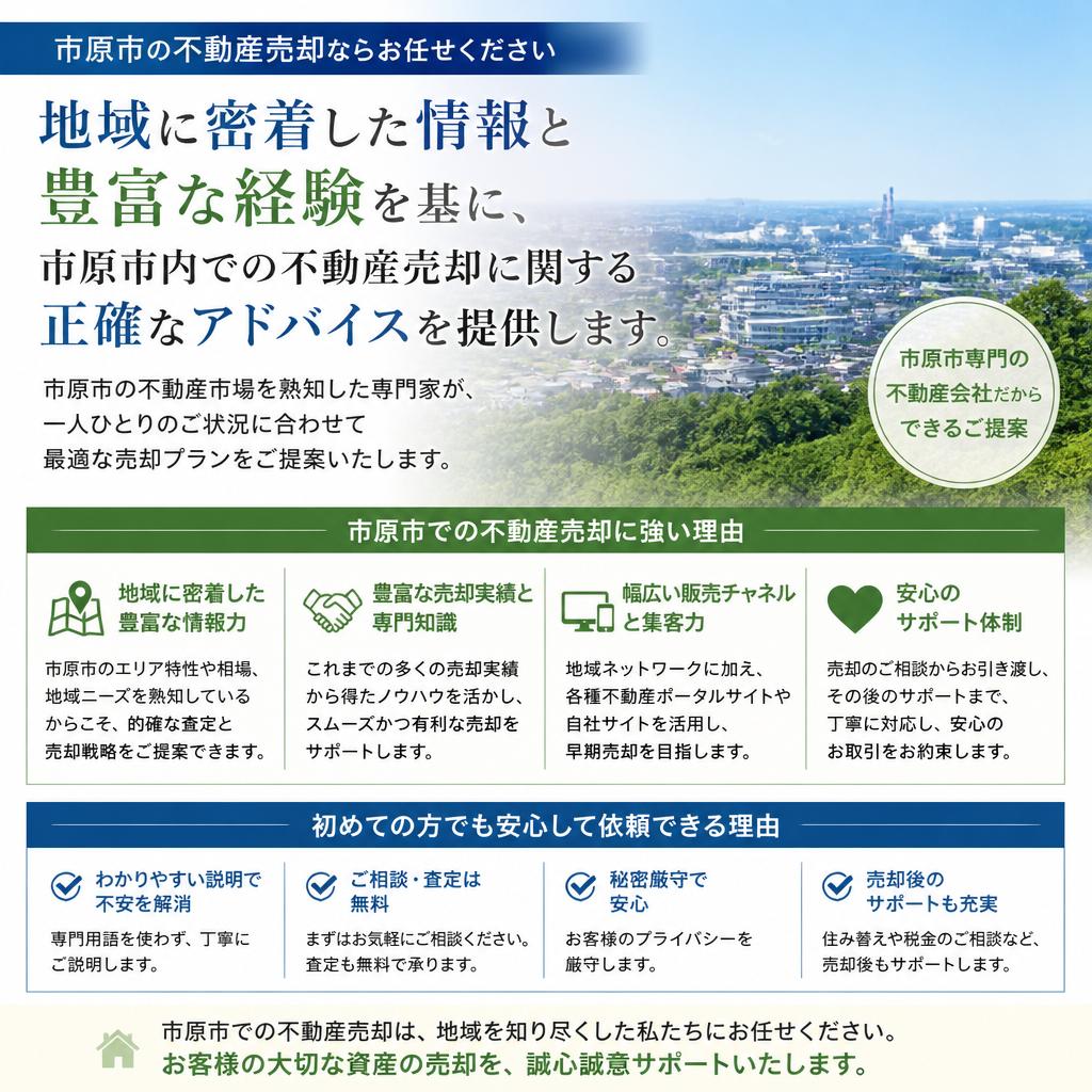 市原市に特化した専門知識