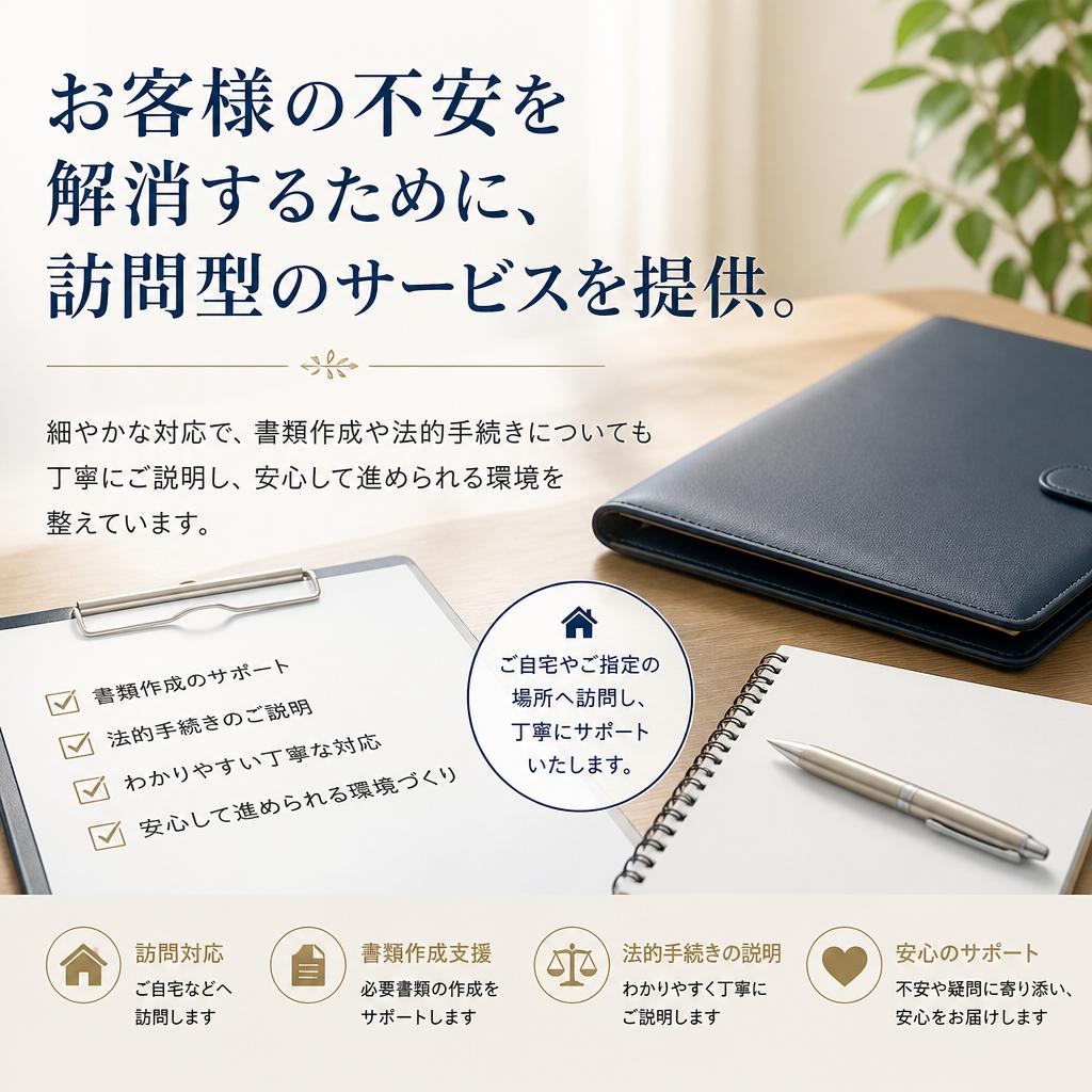 安心・丁寧なサポート体制