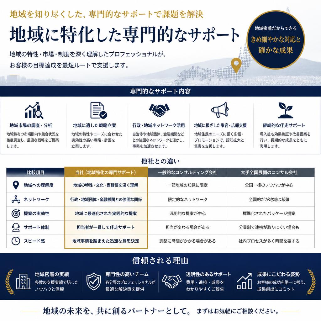 私たちのサービスが選ばれる理由