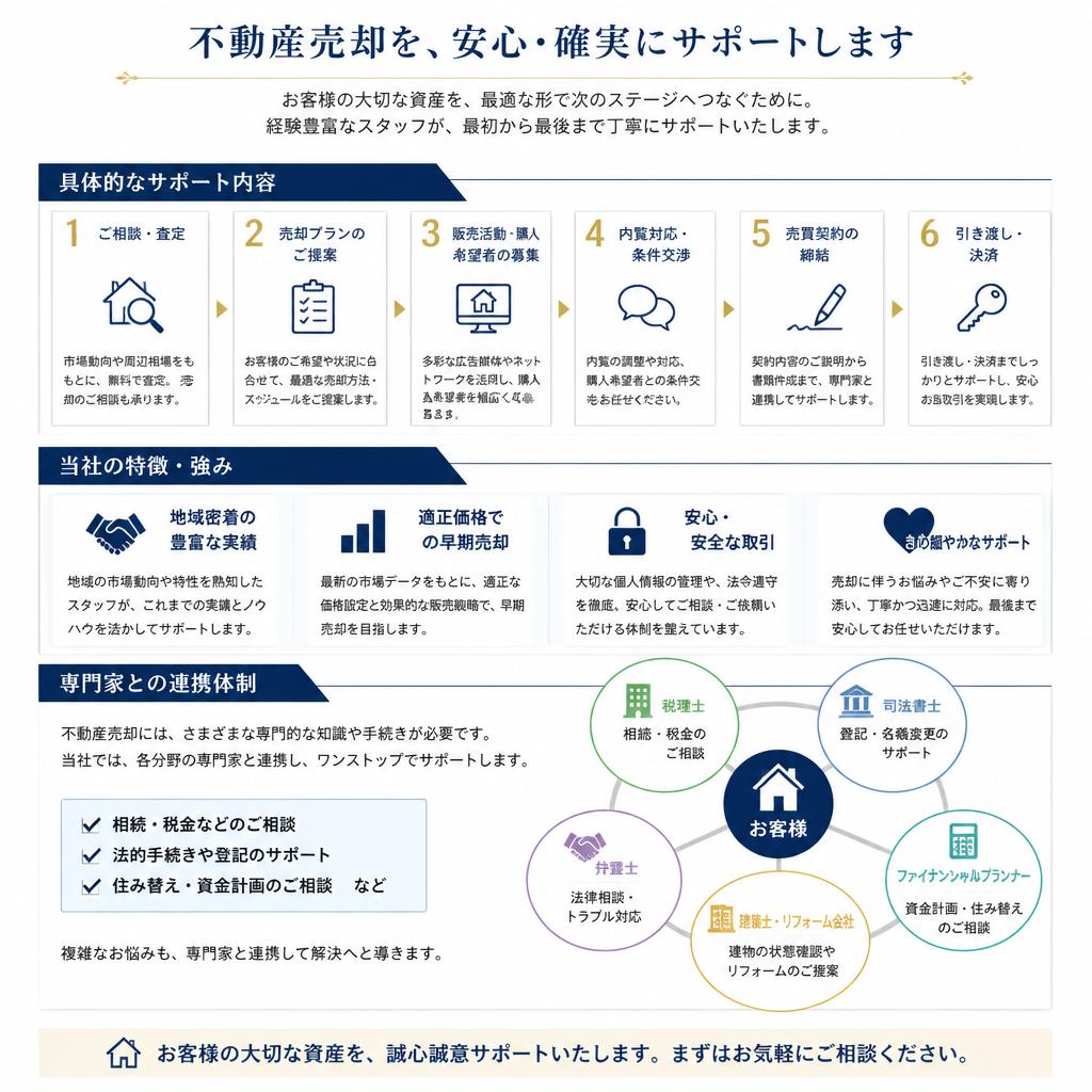 私たちのサポート内容