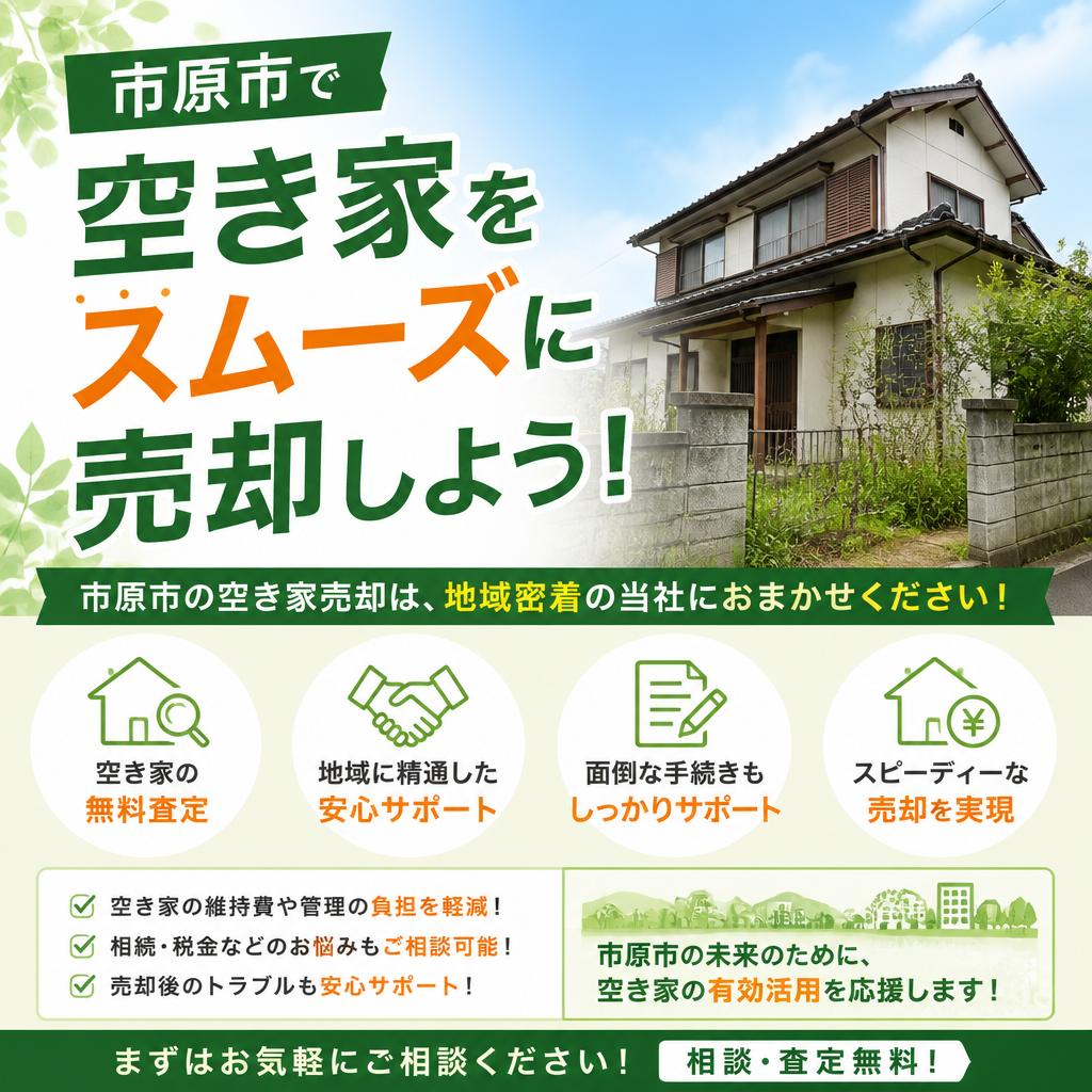 市原市で空き家をスムーズに売却しよう！