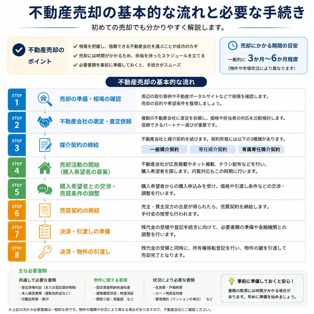不動産売却の流れ
