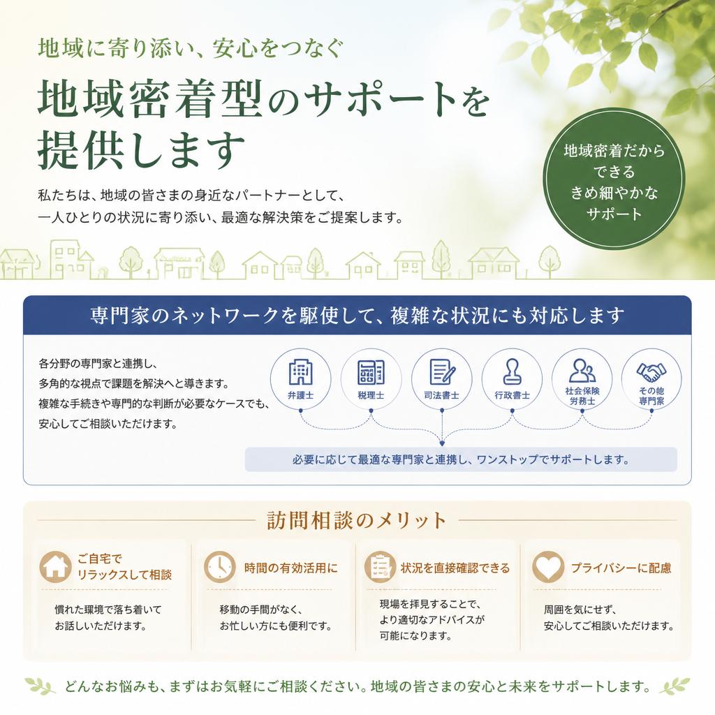 私たちのサポート体制