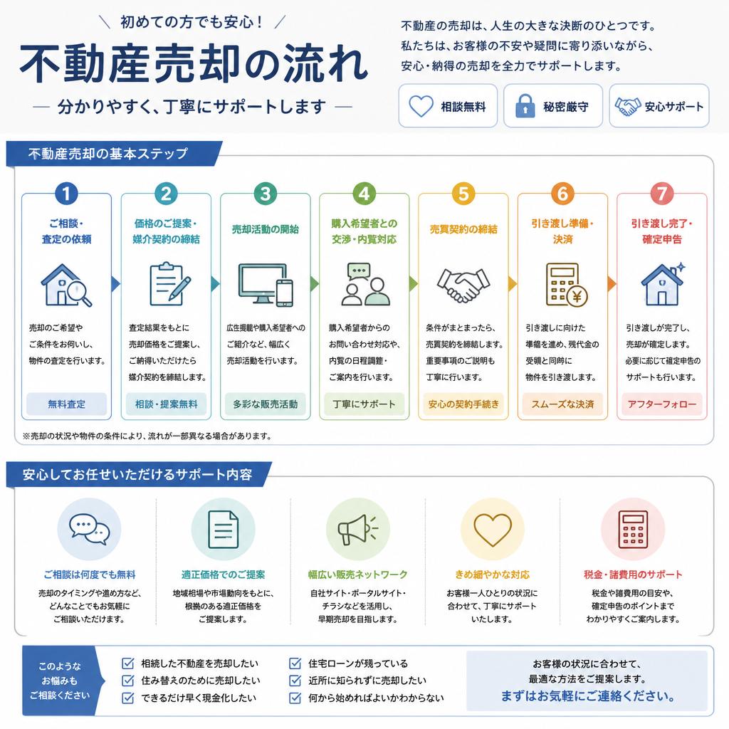 手続きや流れをわかりやすく解説