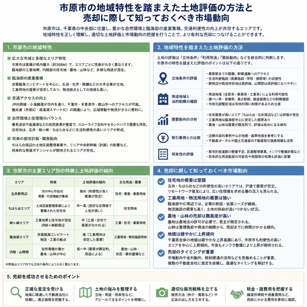 2. 市原市における土地評価のポイント