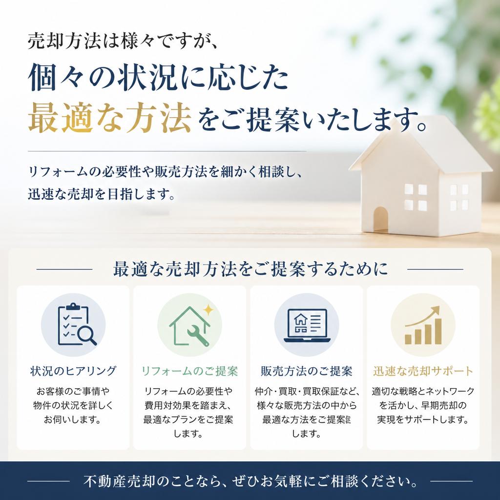 3. 適切な売却方法とは?