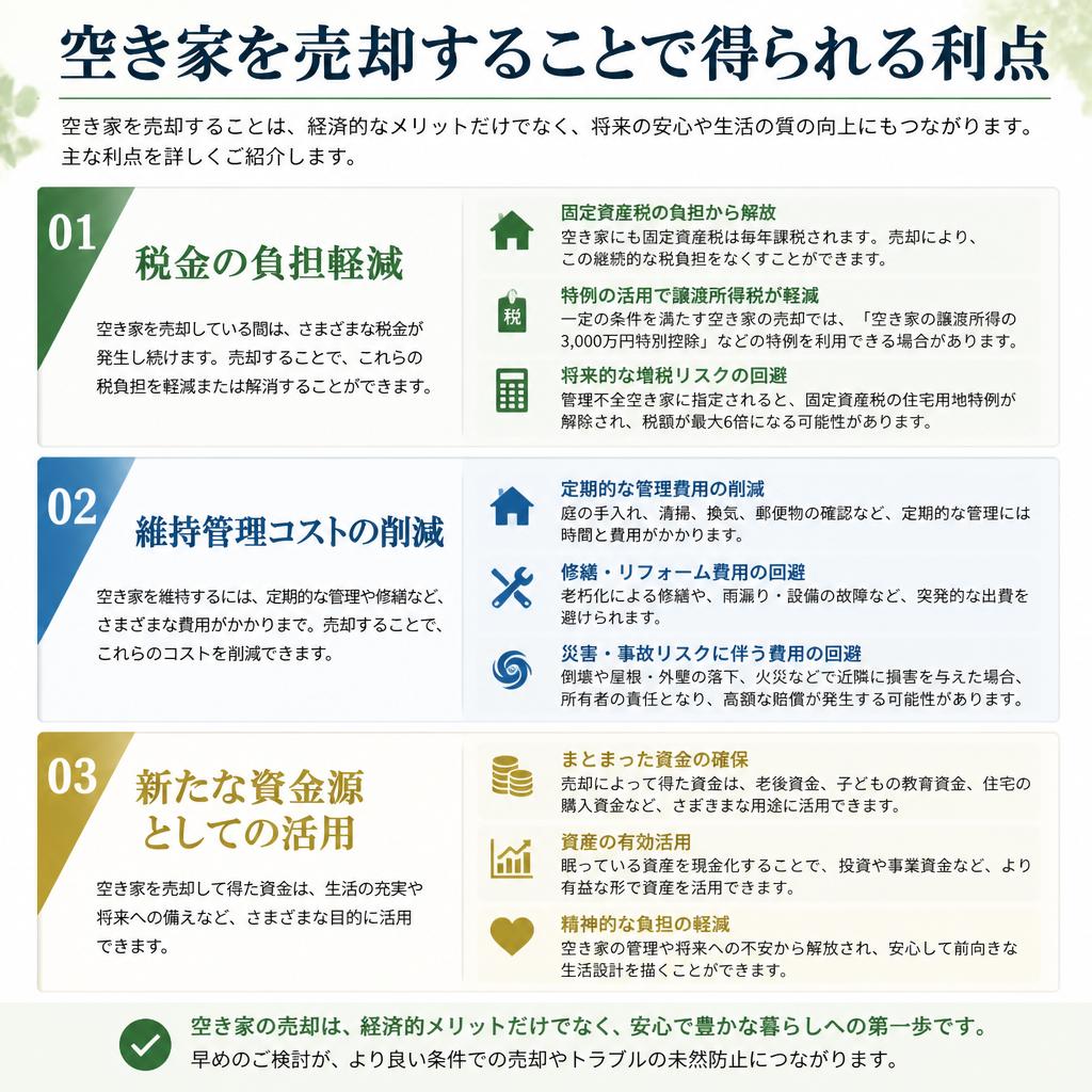 売却のメリットとは？