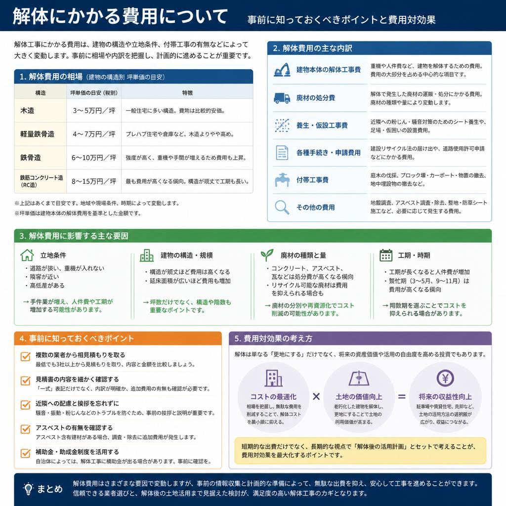 2. 解体費用はどのくらいか？