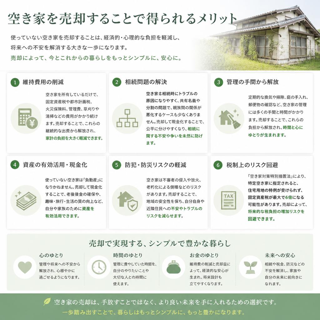 空き家を売却する理由とは？