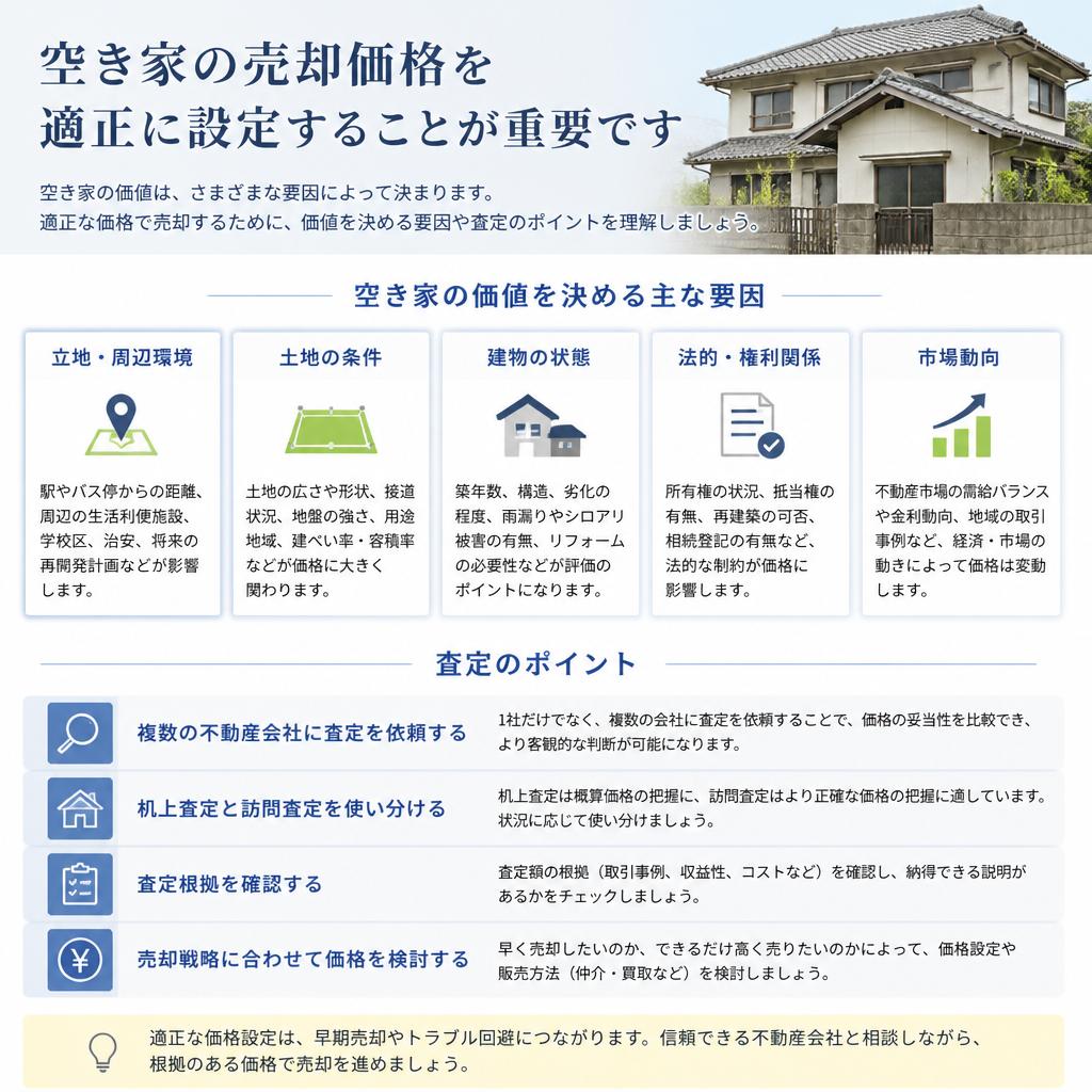 空き家の売却価格について知っておくべきこと