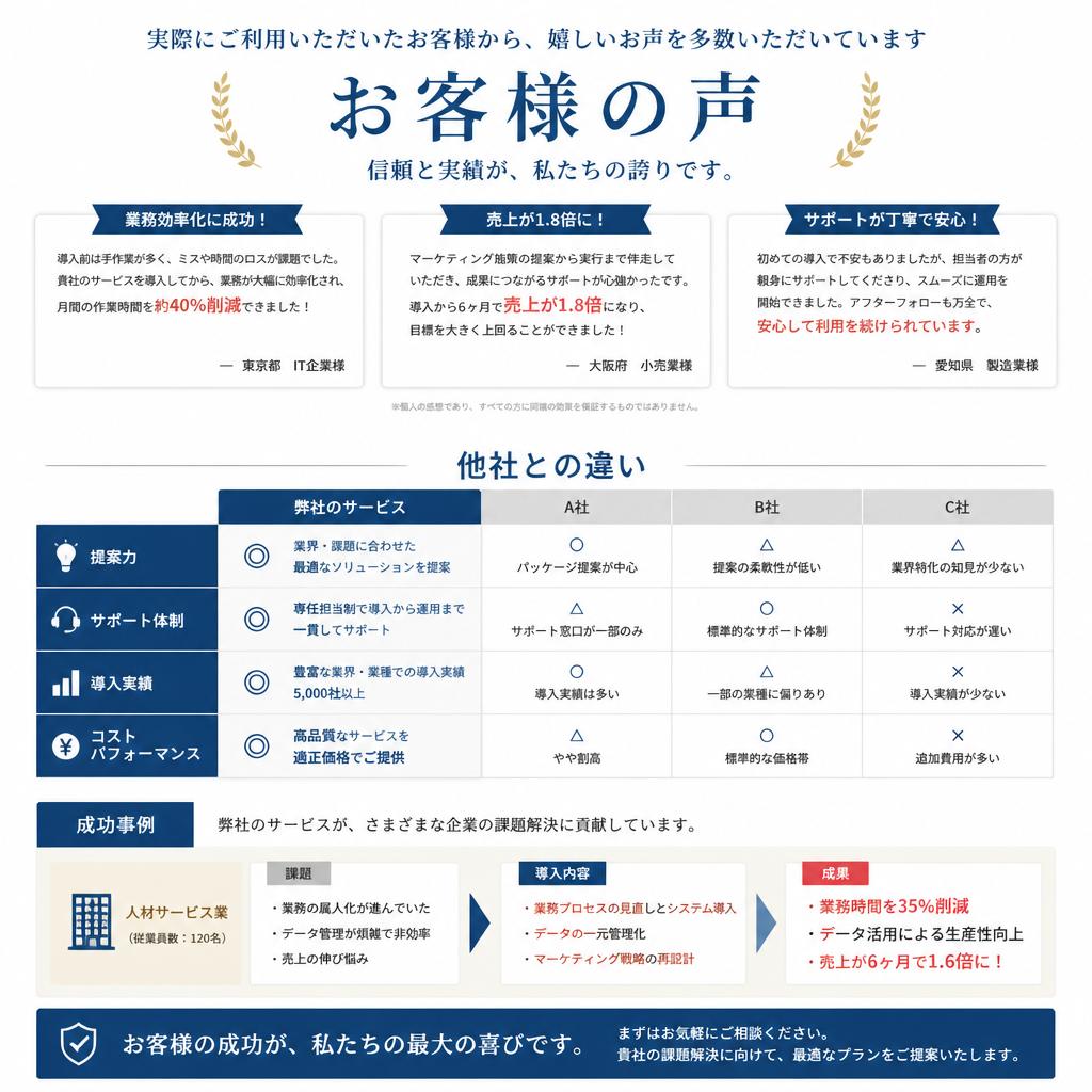 お客様の声