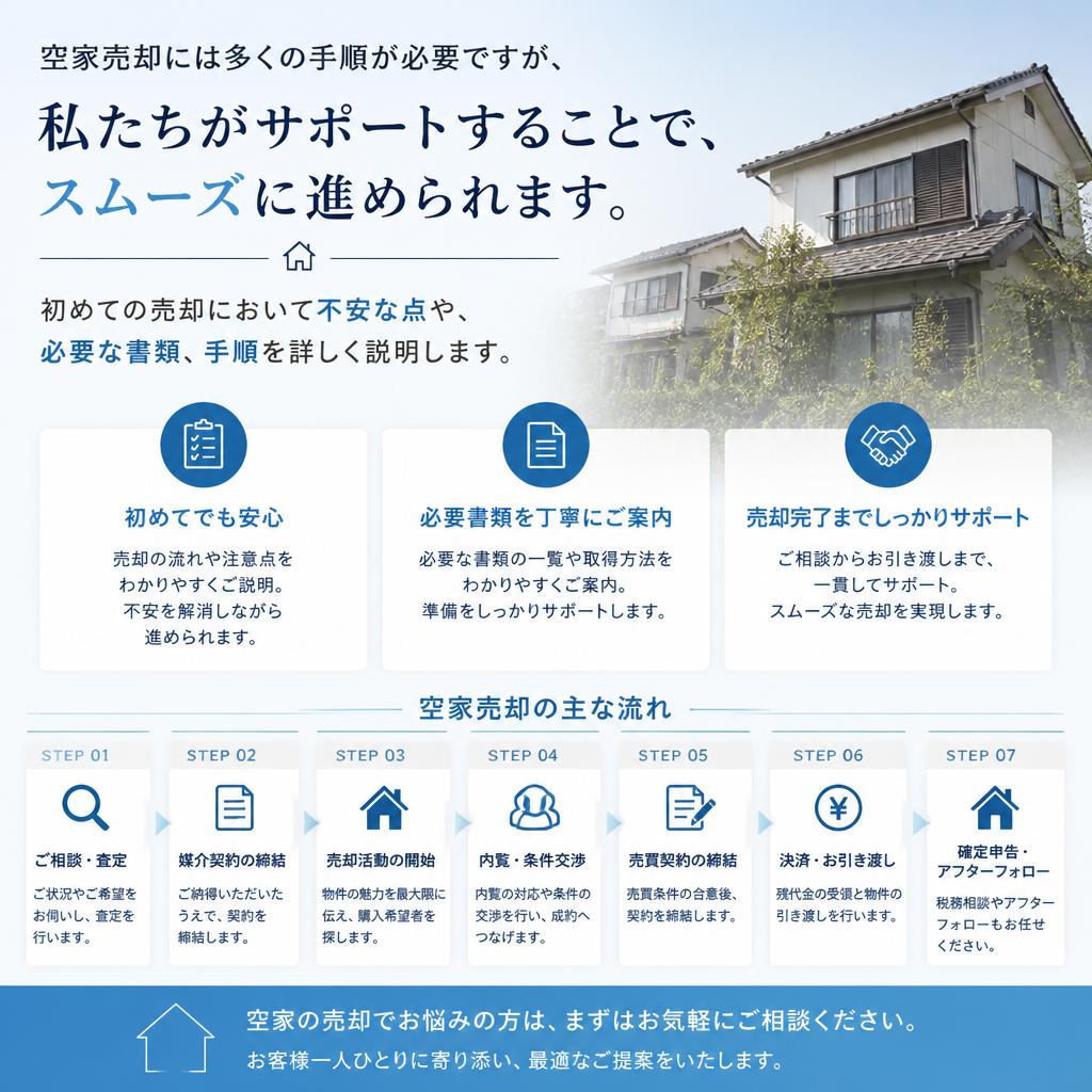 不動産売却のスムーズなプロセス