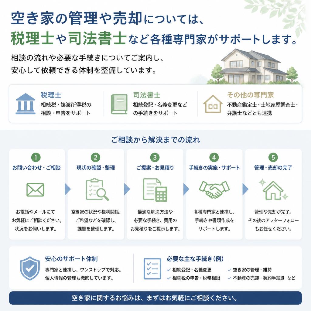 専門家によるサポート体制
