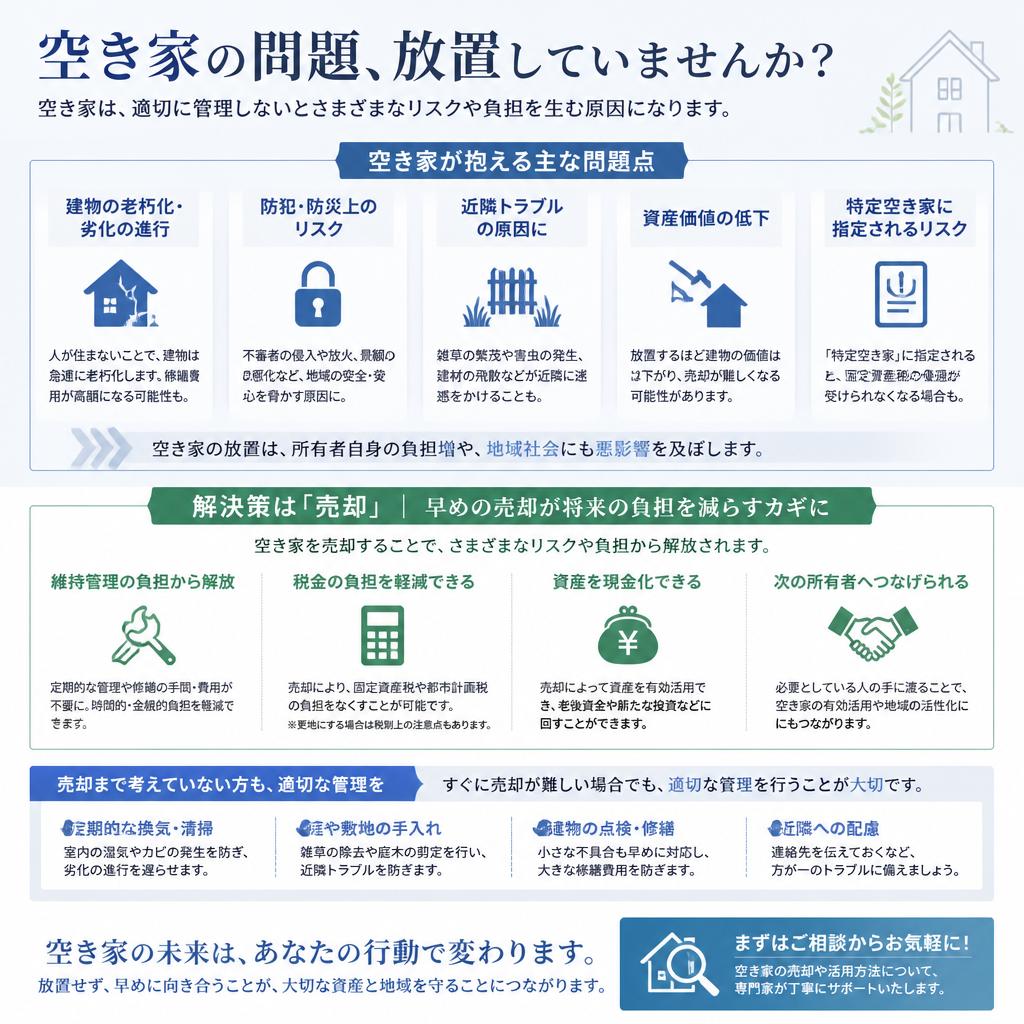 空き家売却の重要性