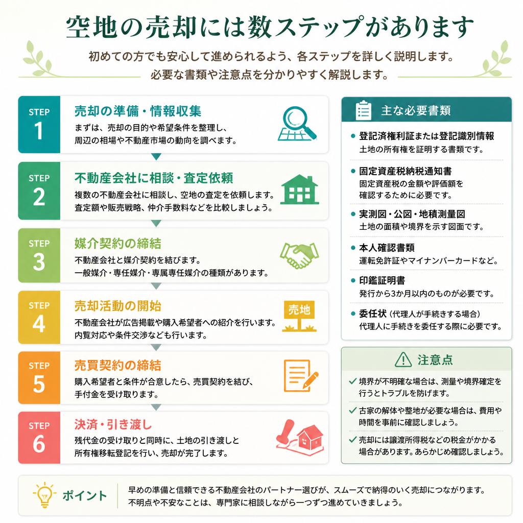 売却プロセスのステップバイステップガイド