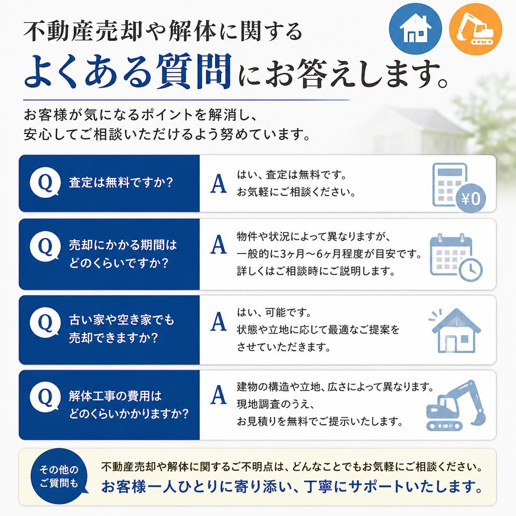 FAQ：よくある質問