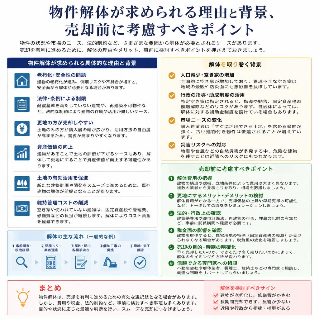 解体が必要な理由とは？