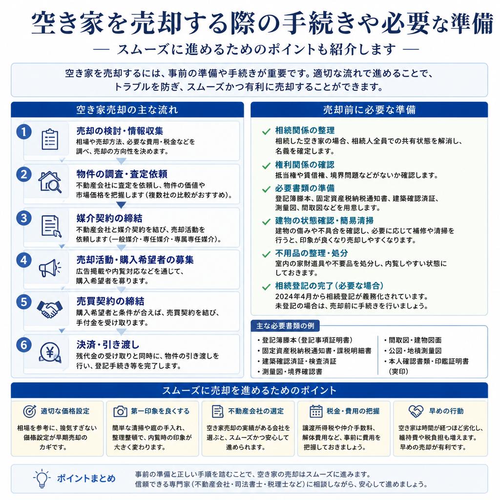 不動産売却の流れとポイント