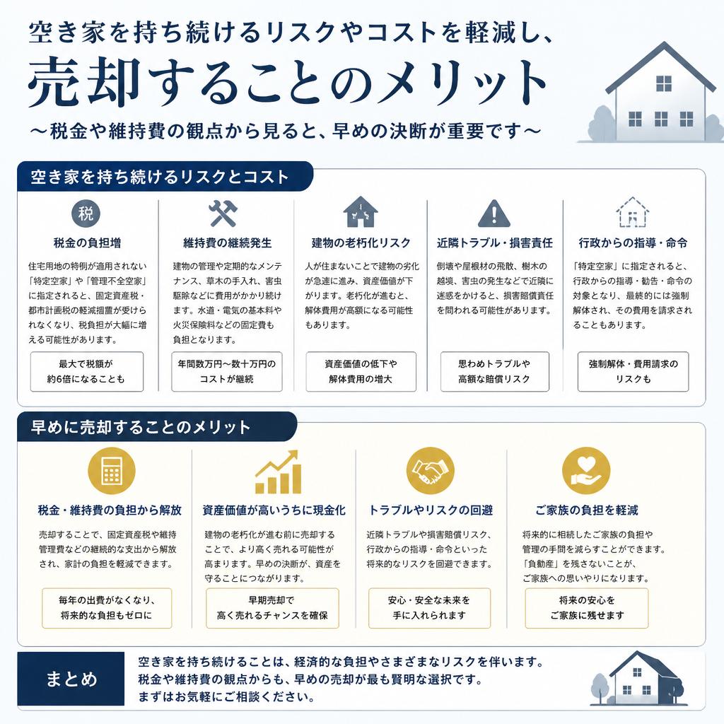 空き家売却のメリット