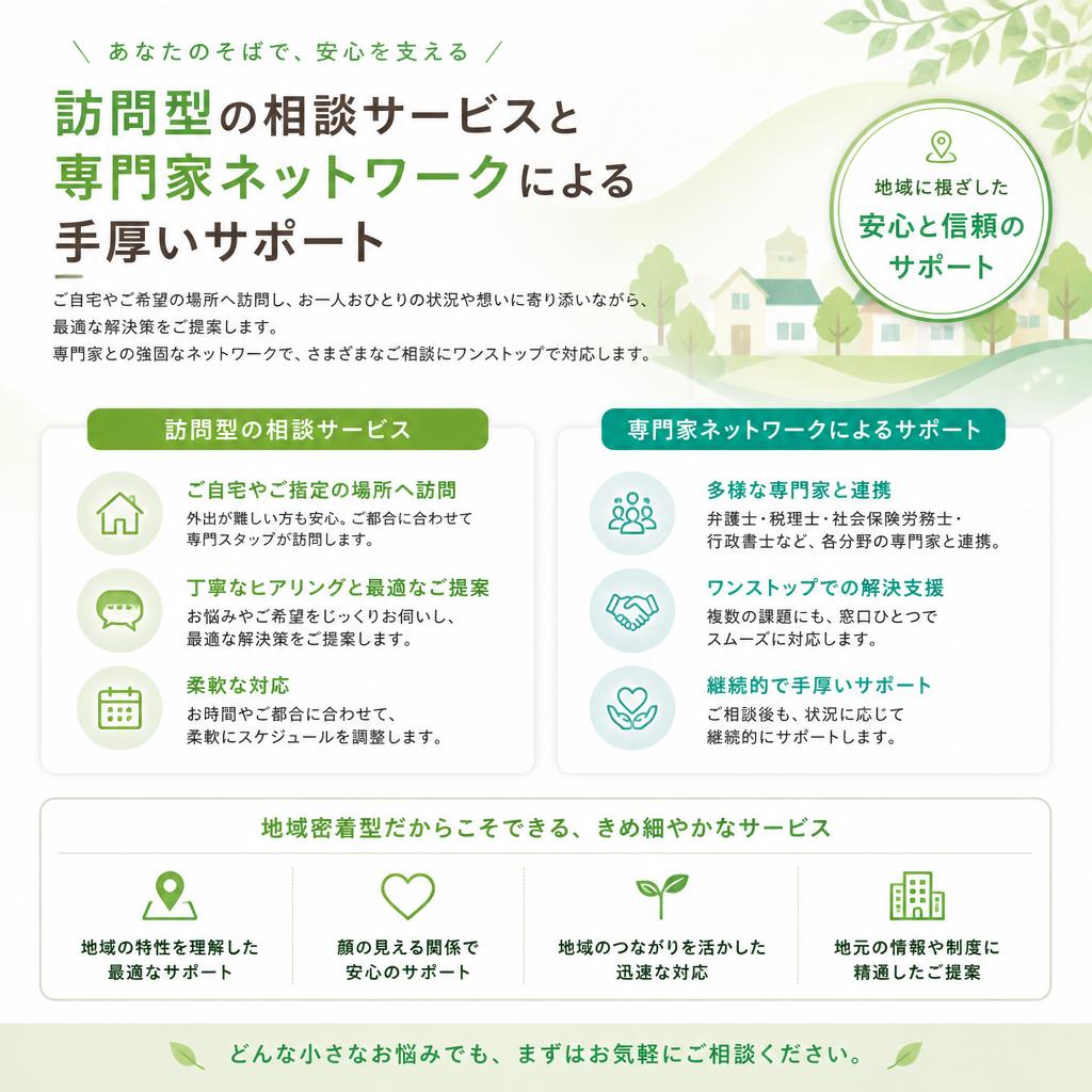 安心のサポート体制