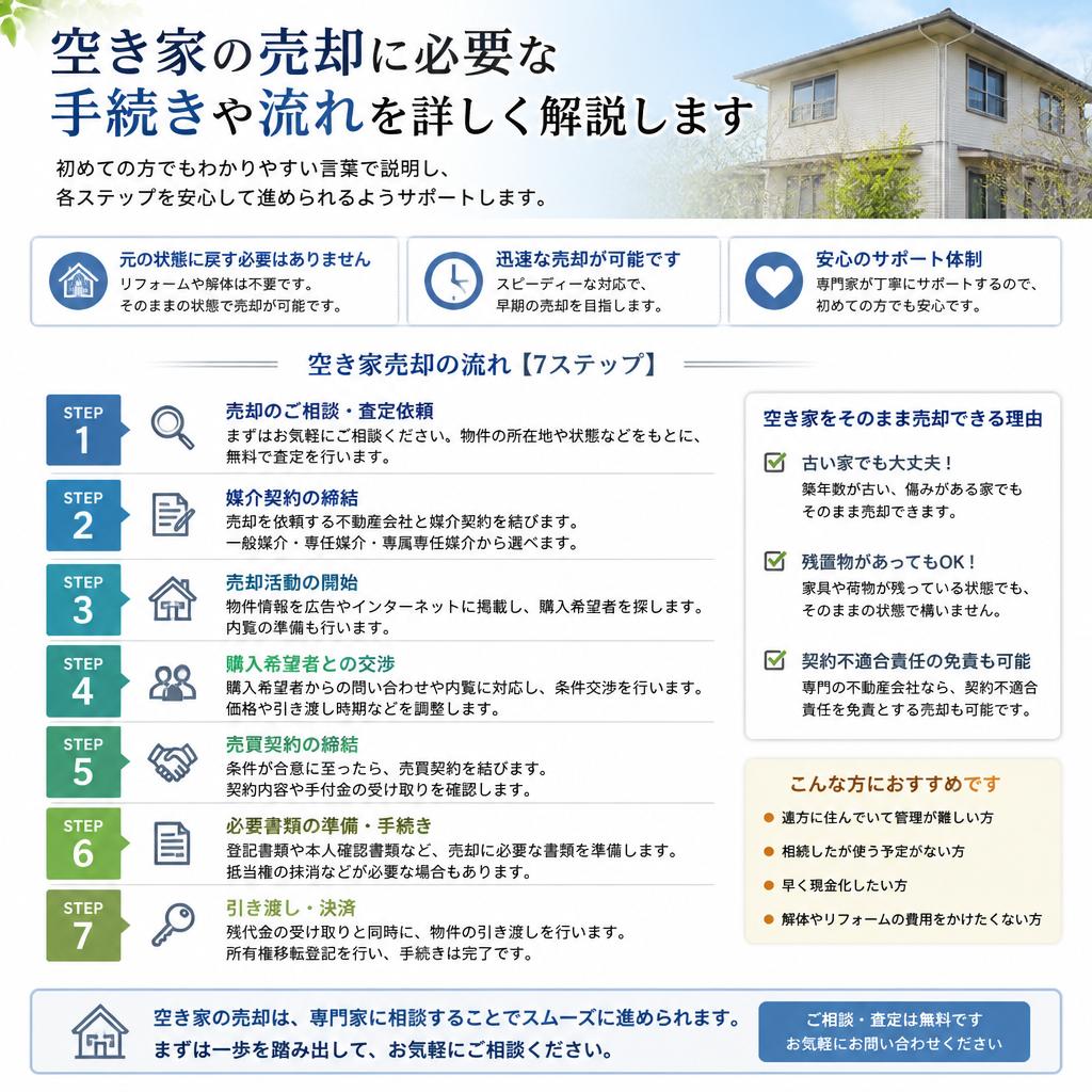 不動産売却の流れ