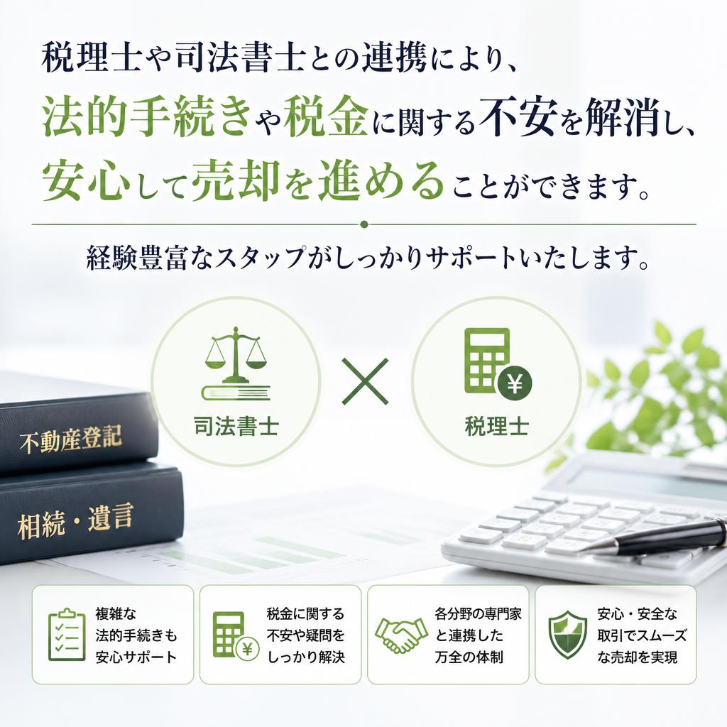 専門家による安心サポート