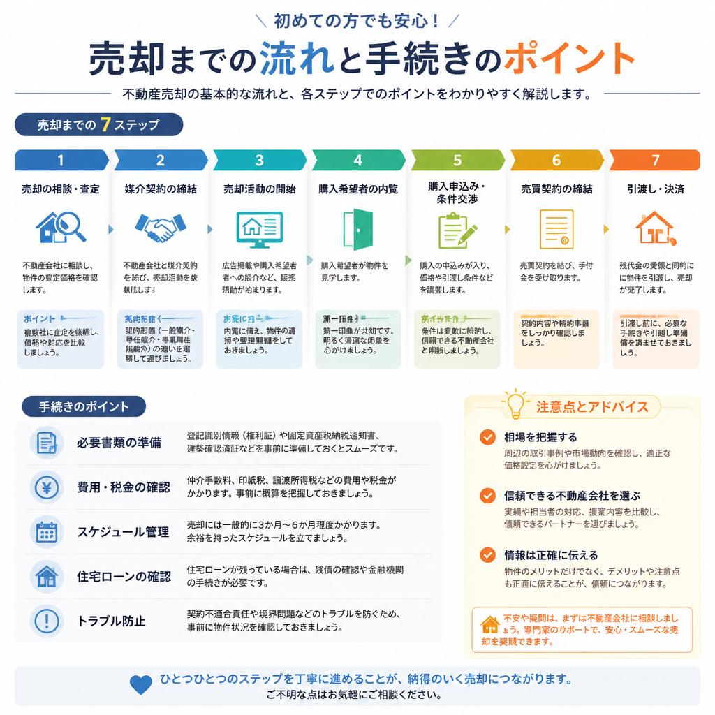 スムーズな流れと手続き