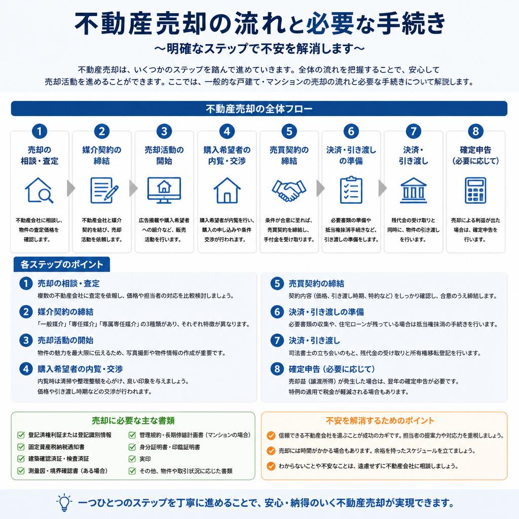 売却の流れと手続き