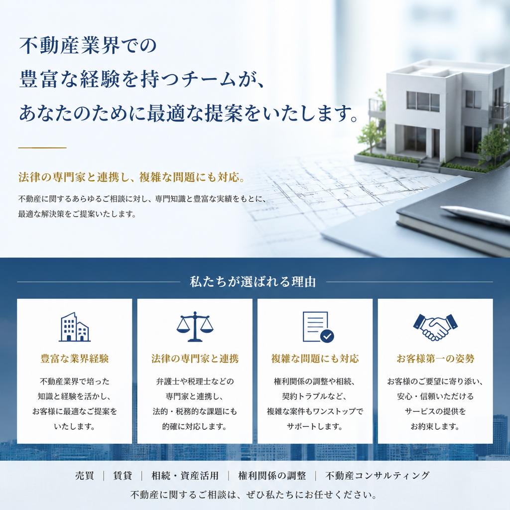 経験豊富なチームがあなたをサポート