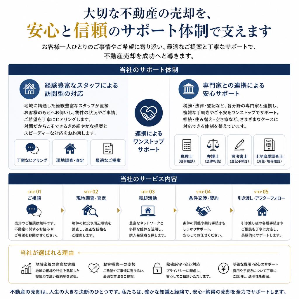 当社のサポート体制