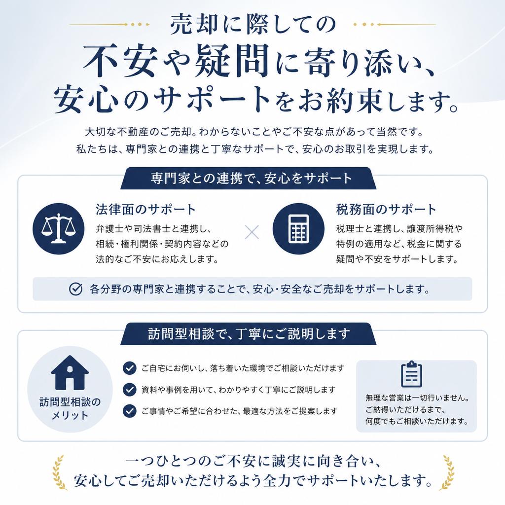 不安を解消するためのサポート