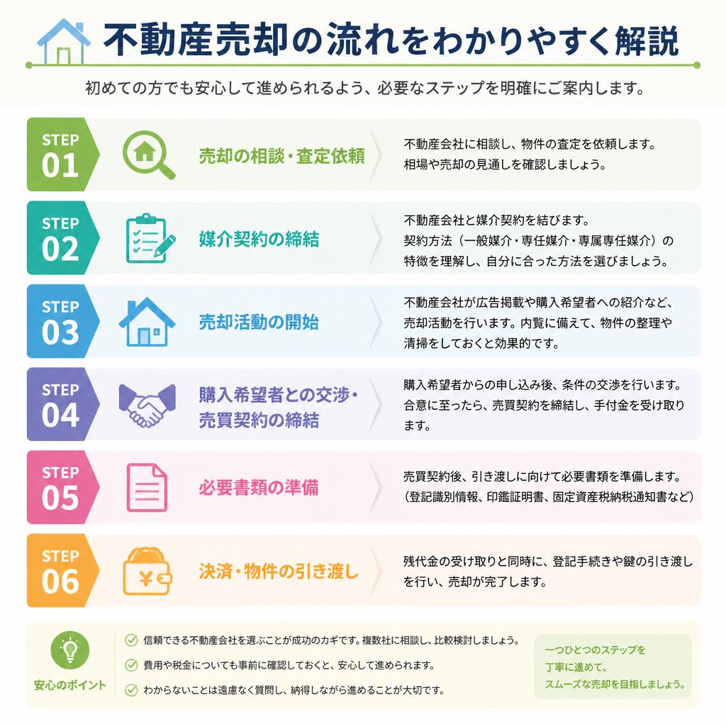 売却プロセスをシンプルに